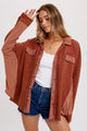 Kelsey Slouchy Waffle Knit Jacket