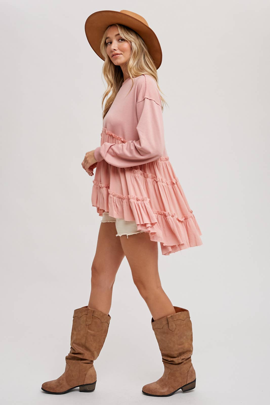 Shirin Ruffle Tier Shirt