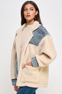 Lexi Denim Sherpa Jacket