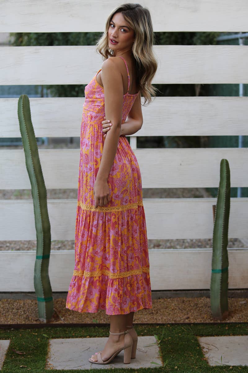 Kaylee Twist Cut Out Maxi Dress