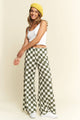 Erica Checkered Knit Pants