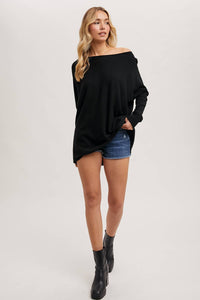 Heather Flowy Sweater