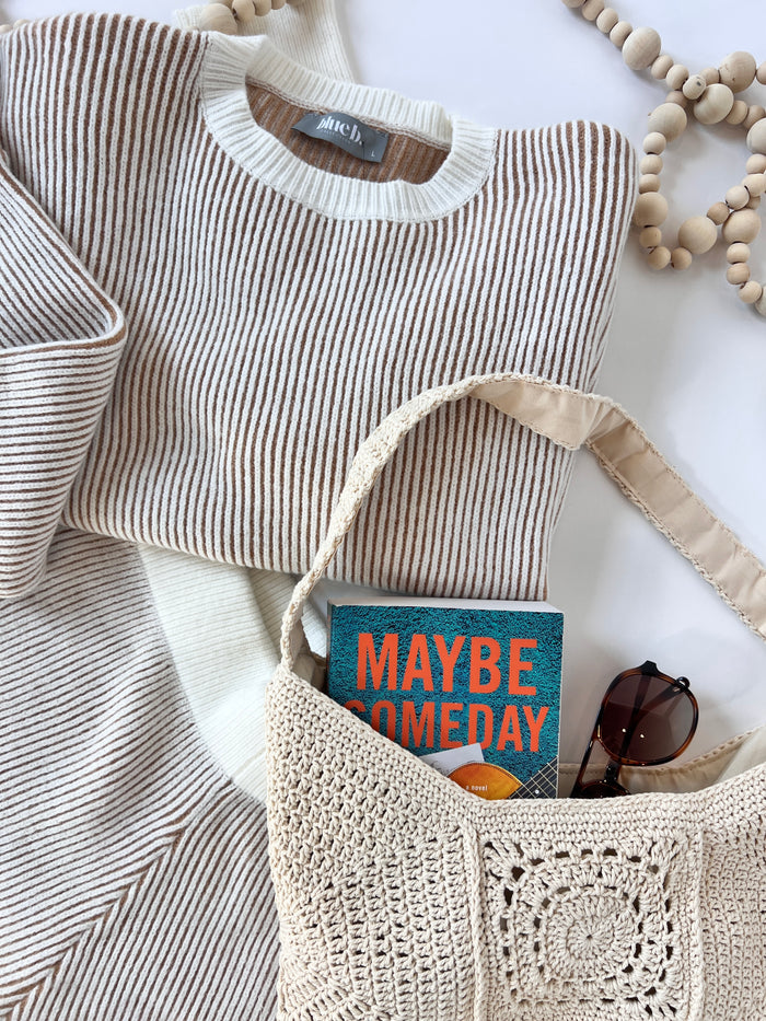 Courtney Ribbed Sweater & Shorts Set