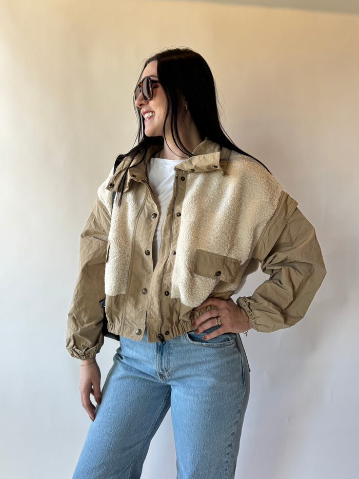 Jess Sherpa Wind Breaker Jacket