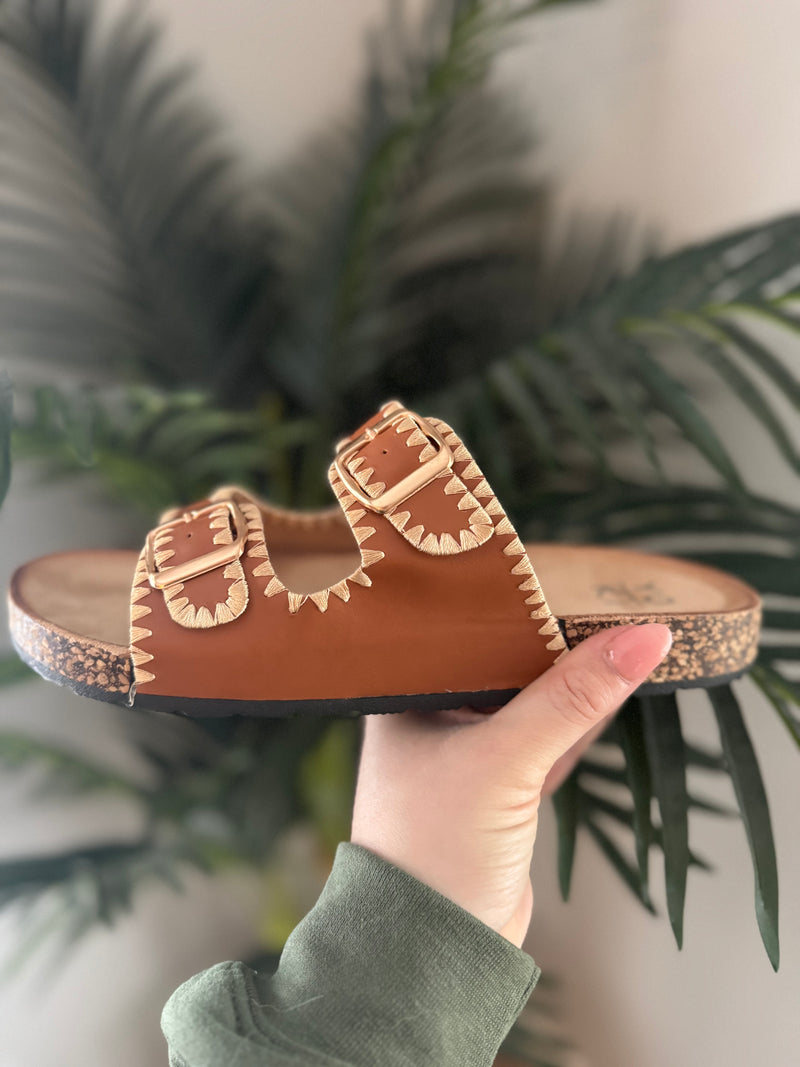 Shannon Boho Stitch Sandals