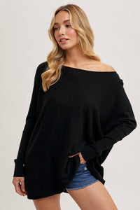 Heather Flowy Sweater