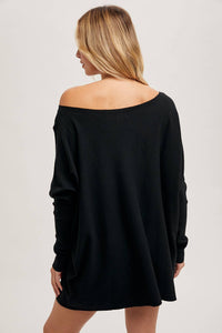 Heather Flowy Sweater