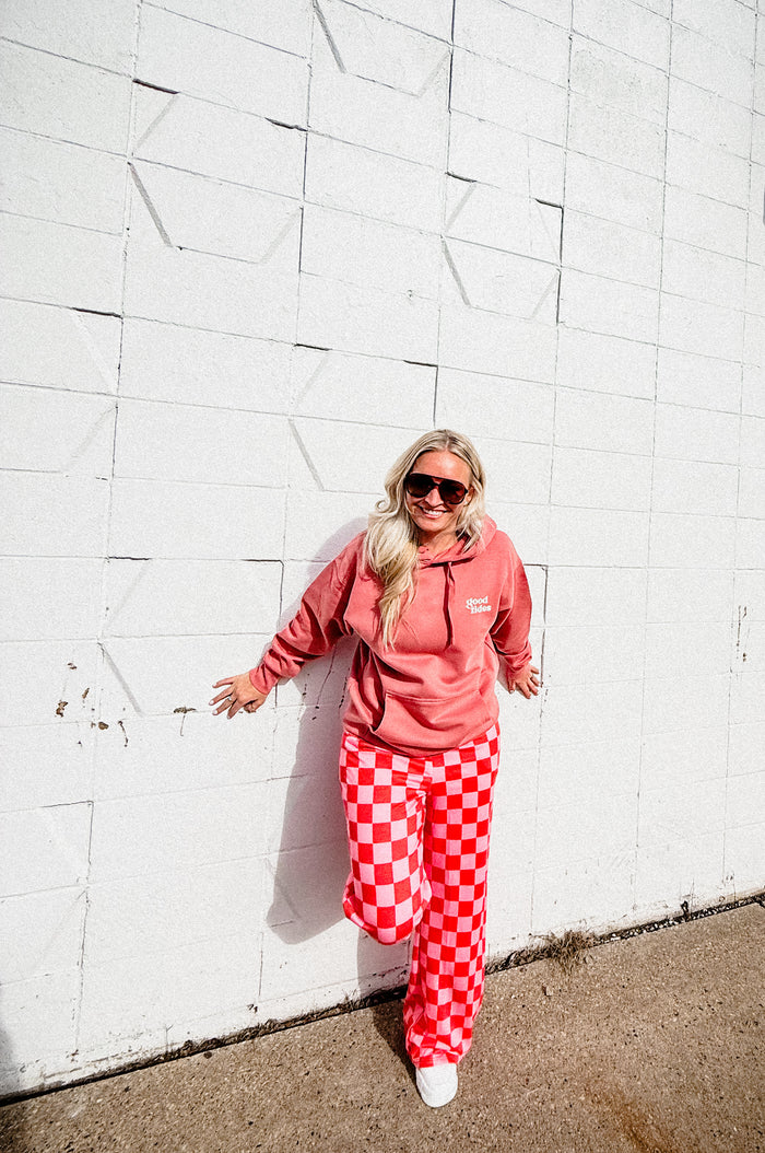 Ashley Mauve Good Tides Roll Hoodie