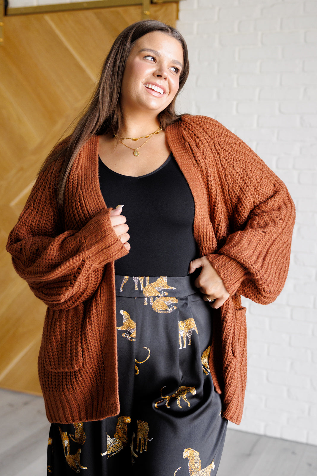 Chase Chestnut Cardigan