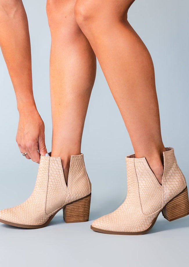 Tamara Bootie in Blush