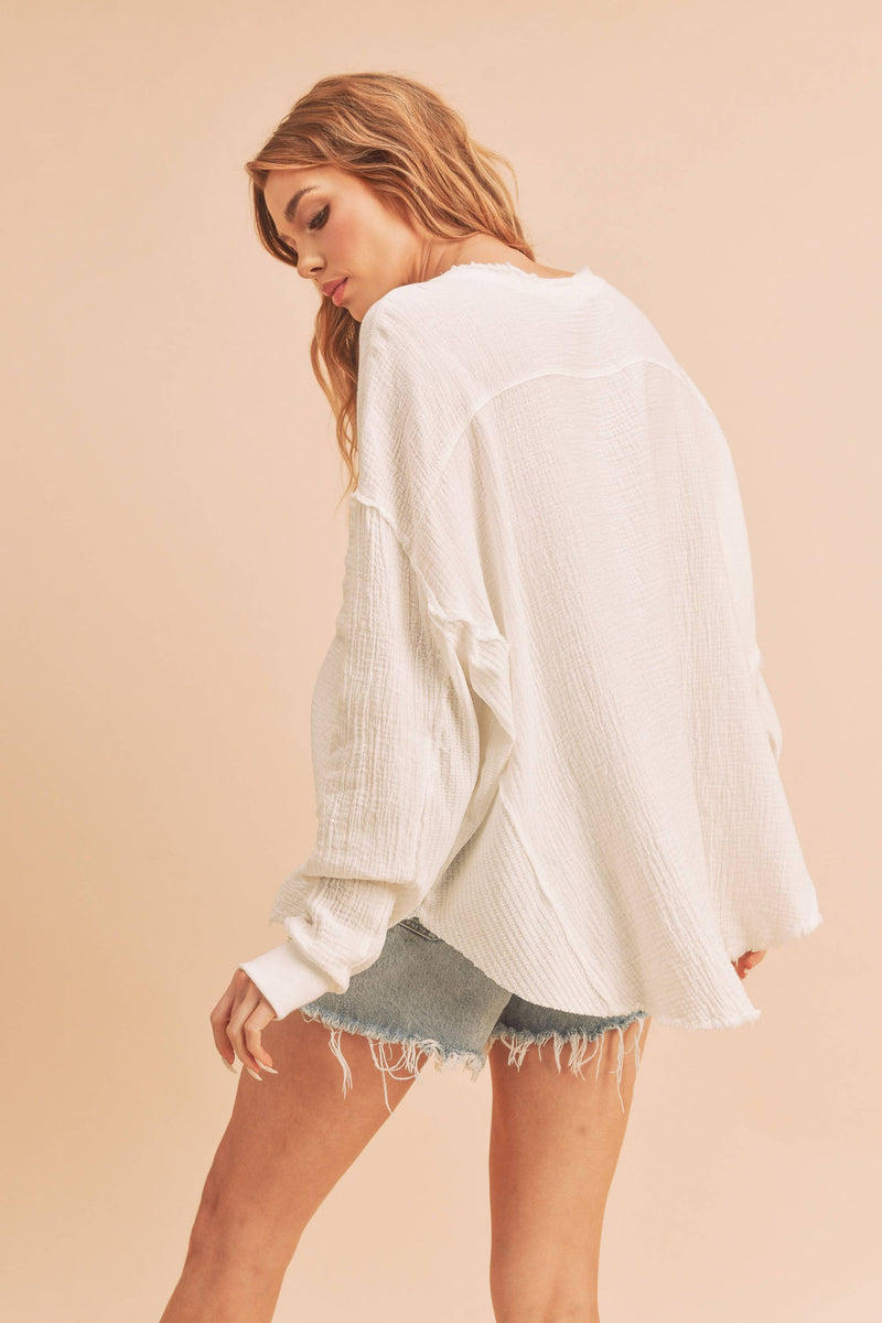 Sandy Flowy Cotton Top