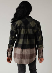 Taylor Green & Black Plaid Flannel