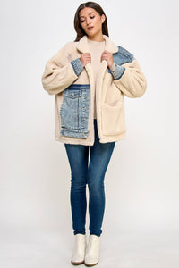 Lexi Denim Sherpa Jacket