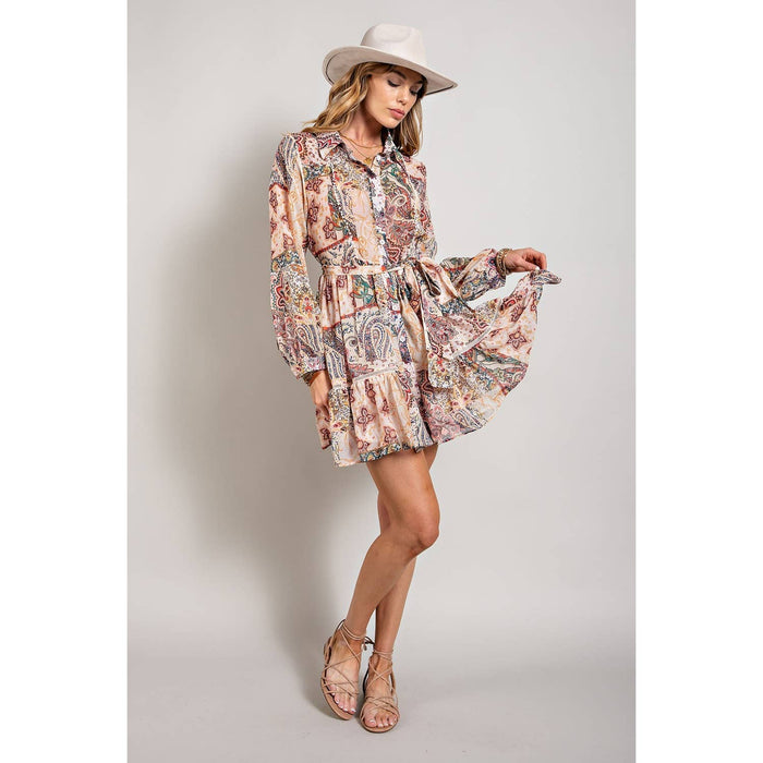 Willow Flower Long Sleeve Dress