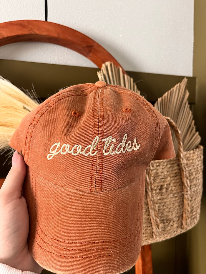 Good Tides Embroidered Hat