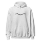 Chelsey Good Tides Wave Hoodie (Ash Grey & Light Blue)