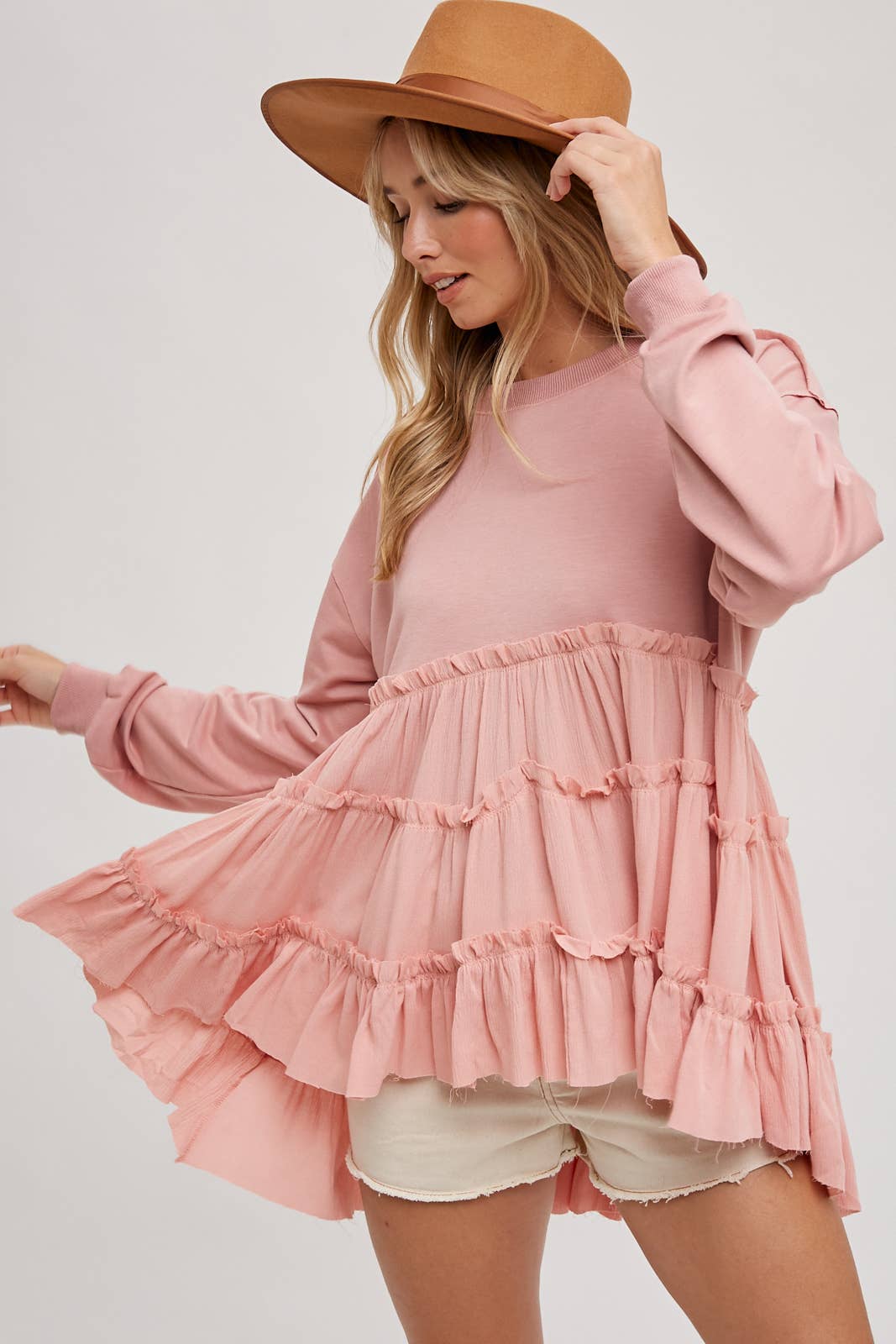 Shirin Ruffle Tier Shirt